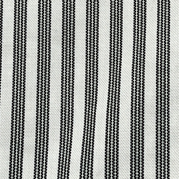 JONES NEW YORK BLK/WHT Pinstripe Long SLV Button Down 100% Cotton Career Top 1X - Picture 11 of 16